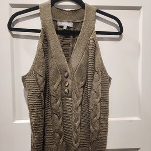 Women's Cable Knit Sweater Vest